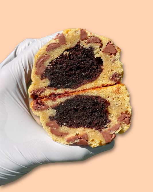 Brownie Stuffed Brookie