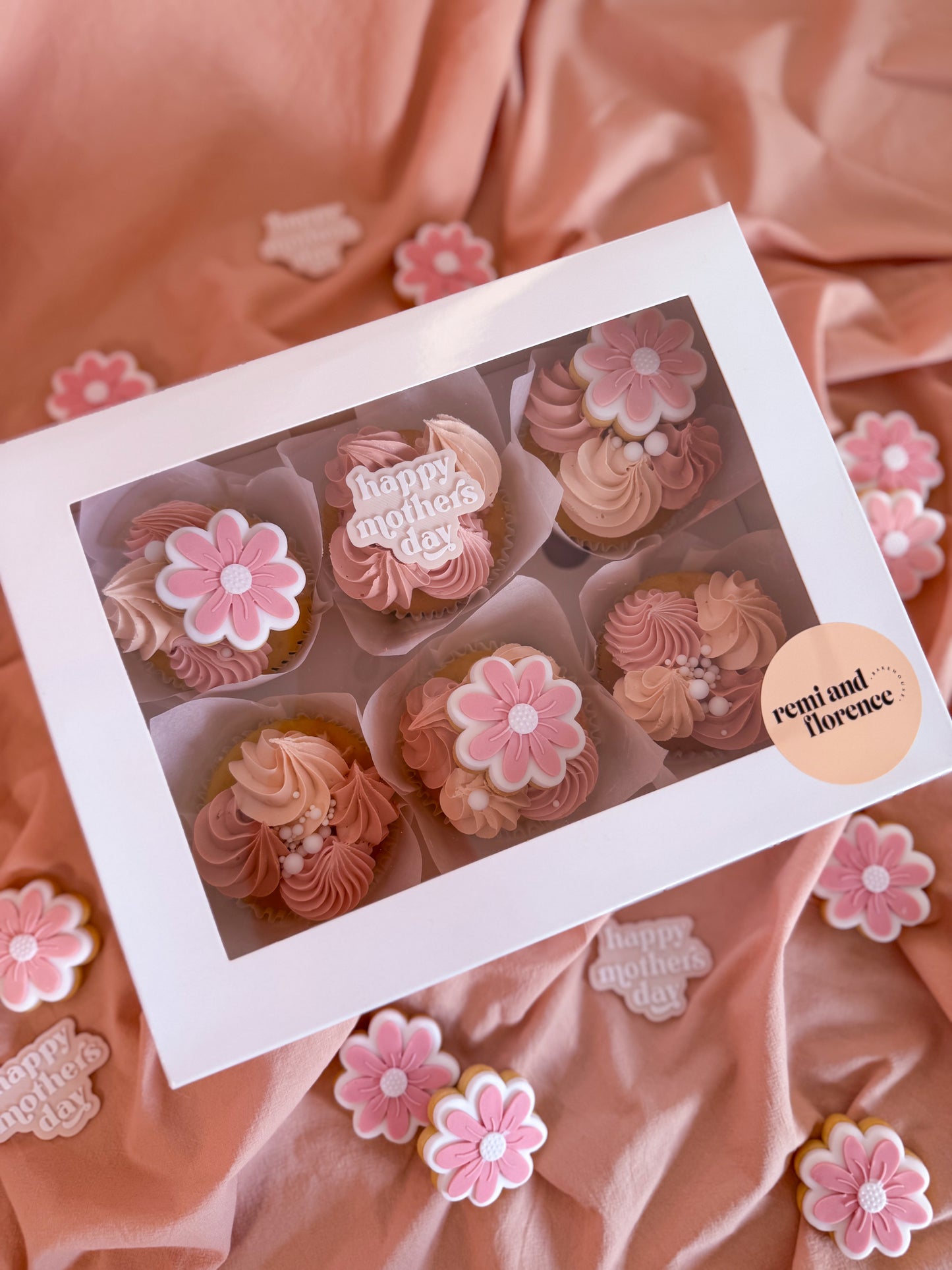 Mothers Day Cupcake Gift Box