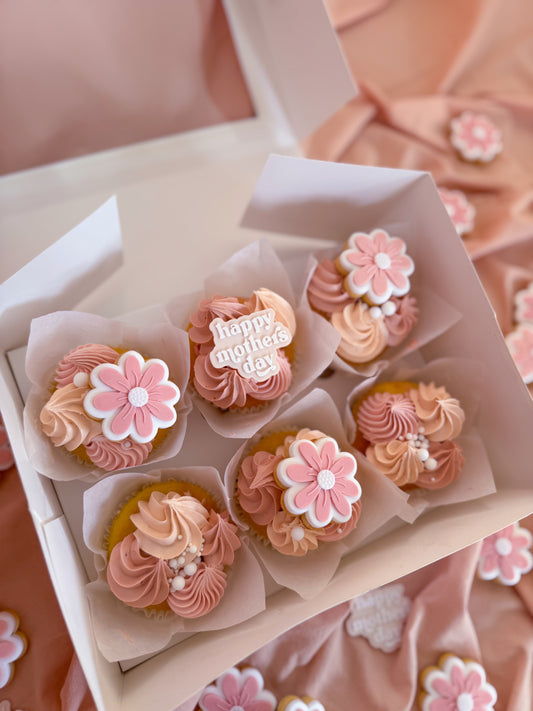 Mothers Day Cupcake Gift Box