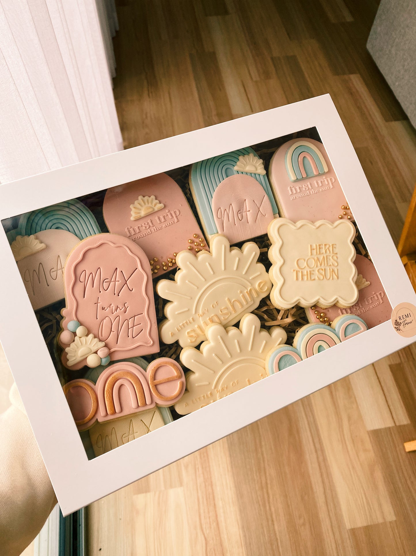 Here Comes the Sun Sugar Cookies - 12 Pack